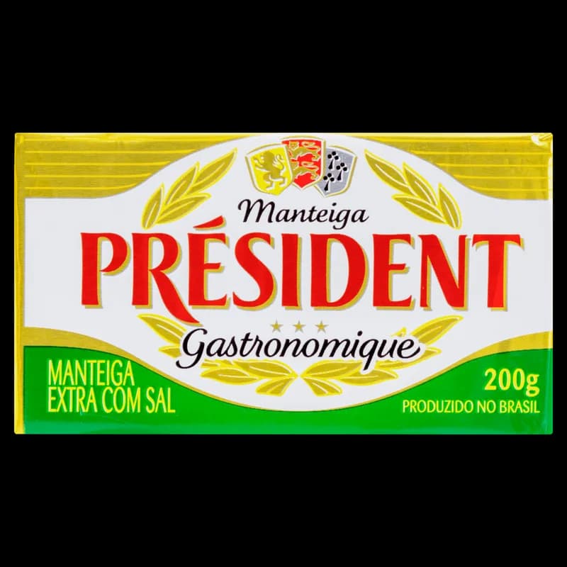 Manteiga President Com Sal 200g