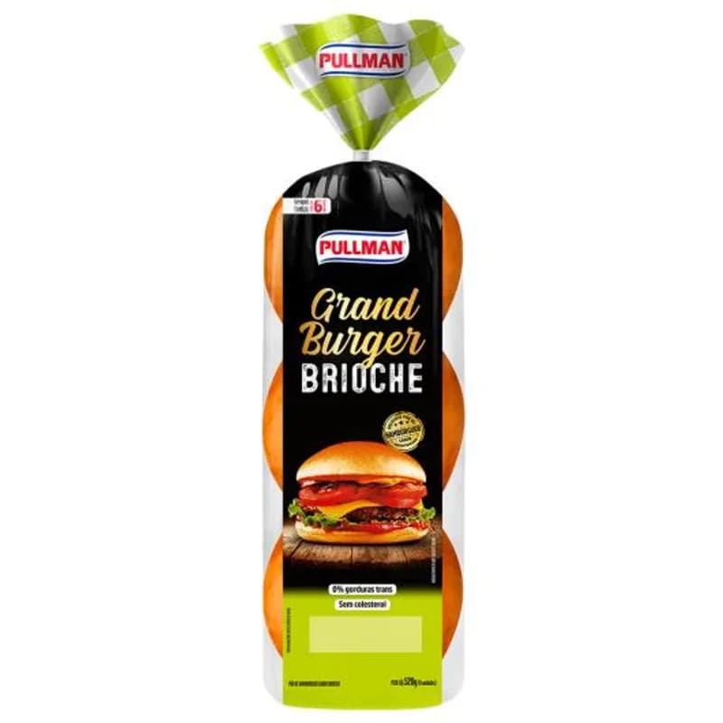 Pao Hamburguer Brioche Pullman 520g