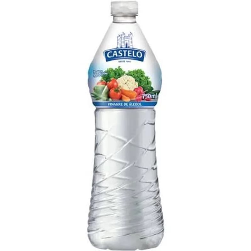 Vinagre Castelo 750ml Alcool Claro