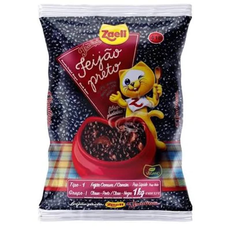 Feijao Preto Zaeli 1kg
