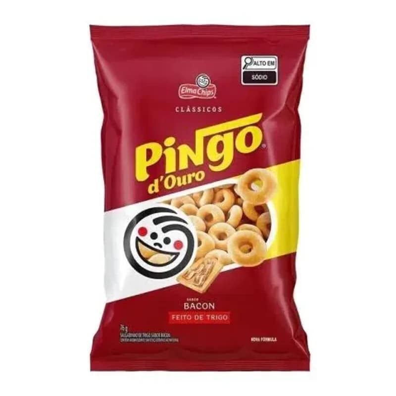 Snack Elma Chips Pingo D'ouro 76g