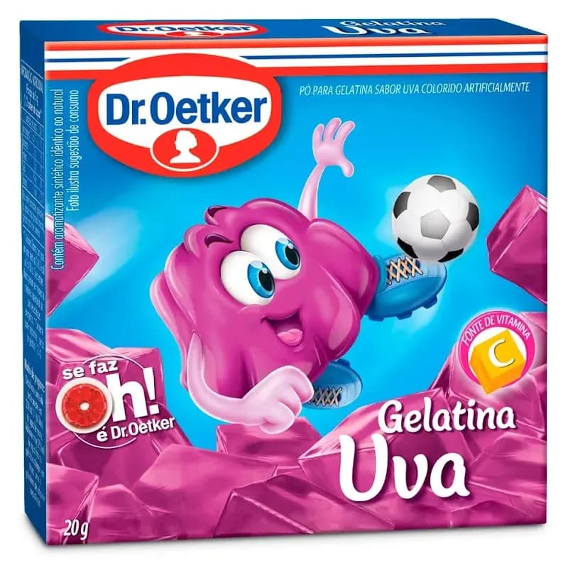 Gelatina Dr Oetker 20g Uva
