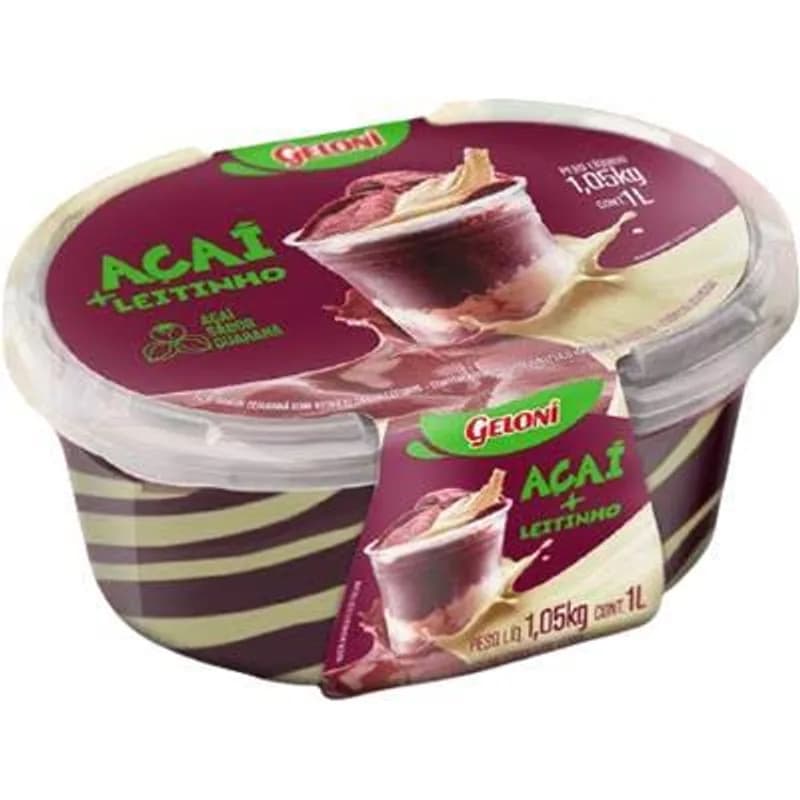 Acai Geloni 1litro Leitinho