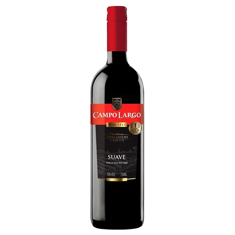 Vinho Campo Largo Tinto 750ml T Suave