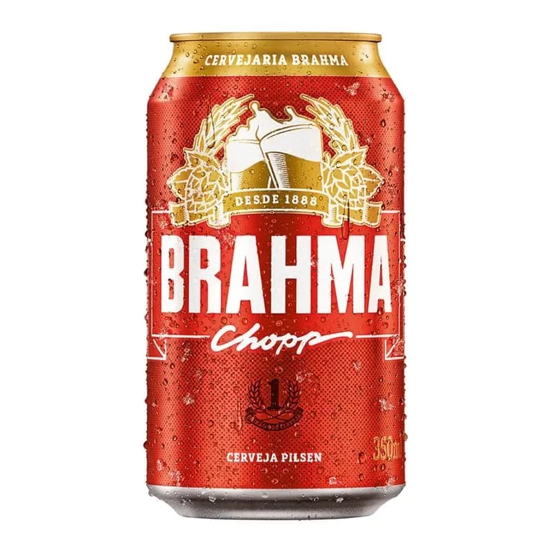 Cerveja Brahma 350ml Lata