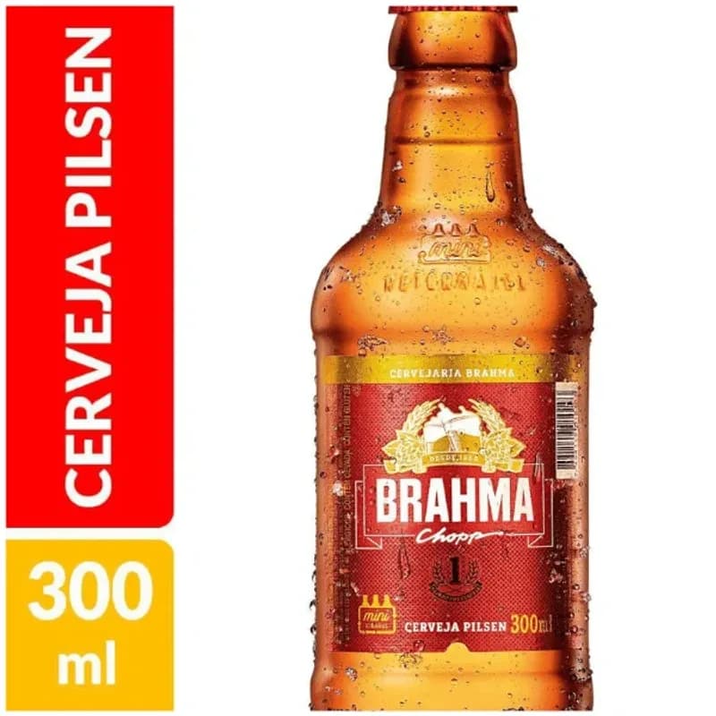 Cerveja Brahma 300ml Litrinho